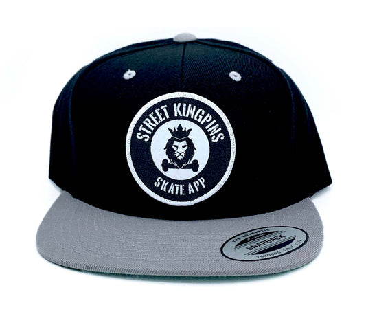 STKP Snapback Hat - Black and Gray